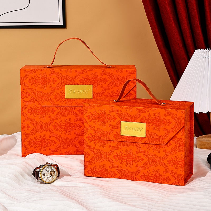 Light Luxury Bridesmaid Gift Box Empty Box Wedding Candy Box Ins Style High-Looking Business Gift Box Packaging Box - Image 4